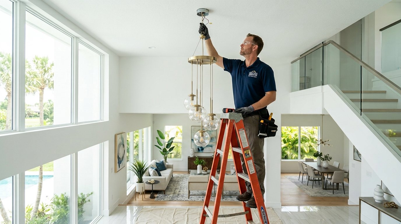 Chandelier Installation in Wesley Chapel, FL